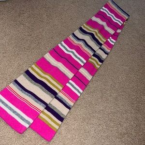 J. Crew multicolored striped scarf